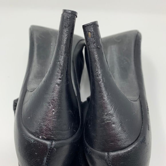 Express Women's Black Faux Leather Booties 8.5 - Picture 5 of 7